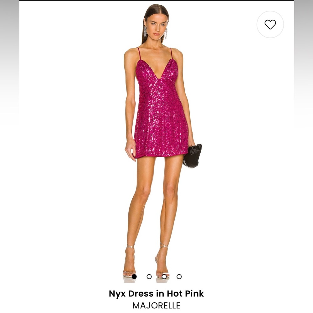 REVOLVE X MAJORELLE  Nyx Dress in Hot Pink Size Small